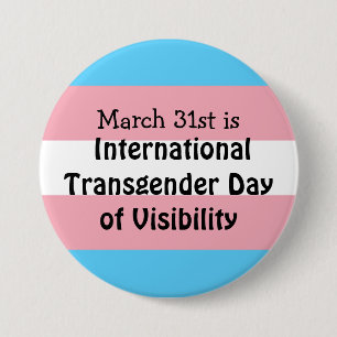 Badge Rond 7,6 Cm Journée internationale de la visibilité transgenre