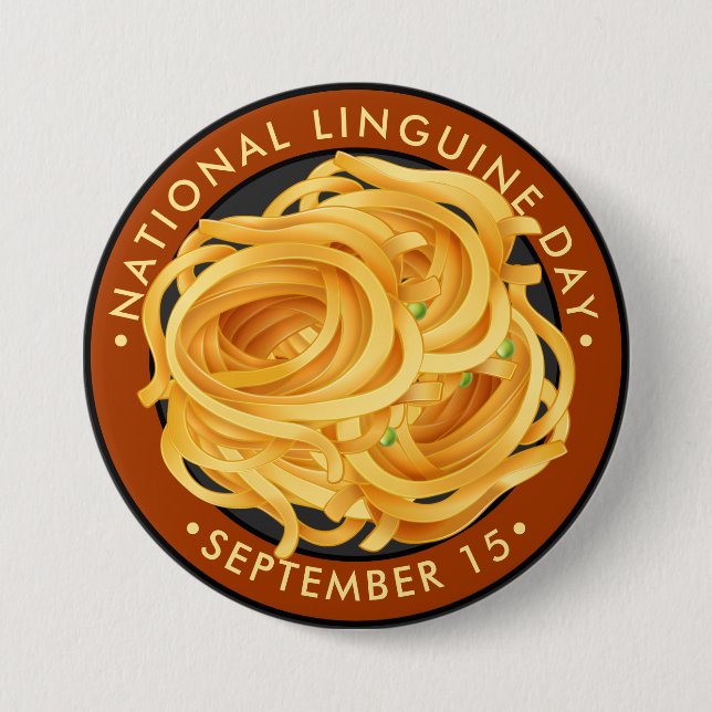 Badge Rond 7,6 Cm Journée nationale de la langue (Devant)