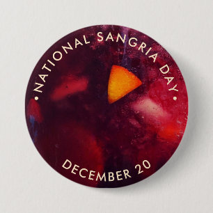 Badge Rond 7,6 Cm Journée nationale de la Sangrie