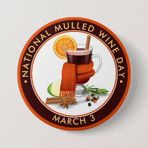 Badge Rond 7,6 Cm Journée nationale des vins multicolores