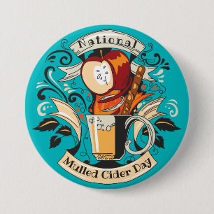 Badge Rond 7,6 Cm Journée nationale du cidre multicouche