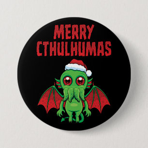 Badge Rond 7,6 Cm Joyeux Cthulhumas Saison