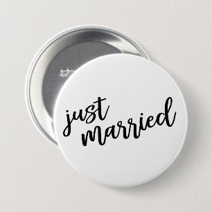Badge Rond 7,6 Cm Juste bouton marié