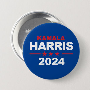 Badge Rond 7,6 Cm Kamala Harris 2024