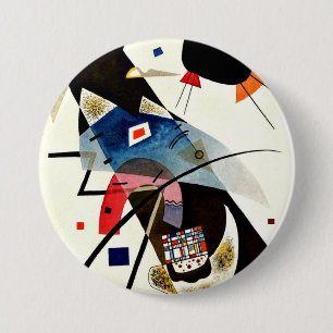 Badge Rond 7,6 Cm Kandinsky - Deux points noirs
