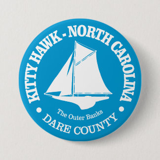 Badge Rond 7,6 Cm Kitty Hawk (sloop)