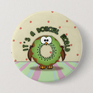 Badge Rond 7,6 Cm kiwi donowl