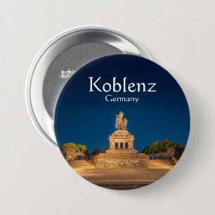 Badge Rond 7,6 Cm Koblenz Allemagne Souvenir