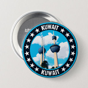 Badge Rond 7,6 Cm Koweït