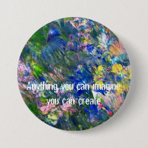 Badge Rond 7,6 Cm La brise de Pâques imaginent le bouton par