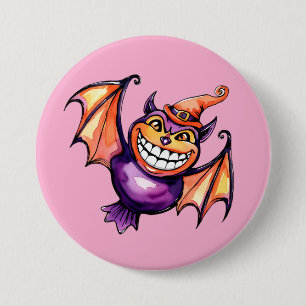 Badge Rond 7,6 Cm La chauve-souris