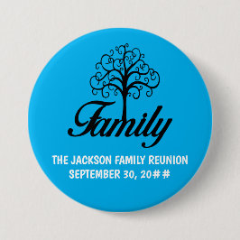 Badge Rond 7,6 Cm La famille riante