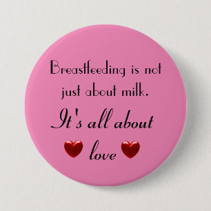 Badge Rond 7,6 Cm L'allaitement est une question d'amour