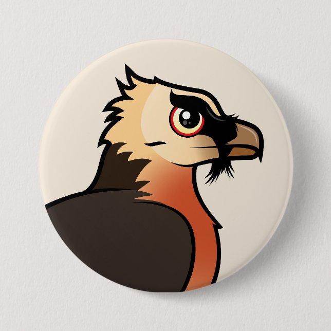Badge Rond 7,6 Cm Lammergeier mignon (Devant)