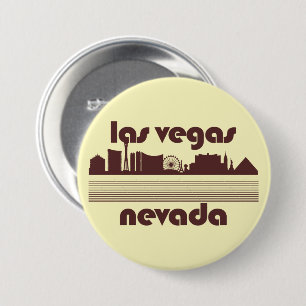 Badge Rond 7,6 Cm Las Vegas Nevada