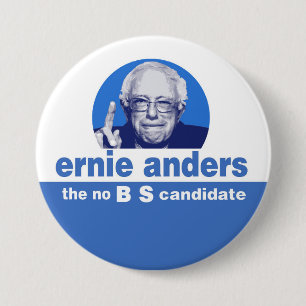 Badge Rond 7,6 Cm L'aucun candidat des BS