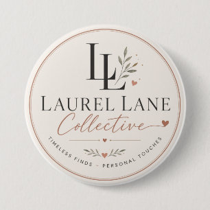 Badge Rond 7,6 Cm Laurel Lane Designs