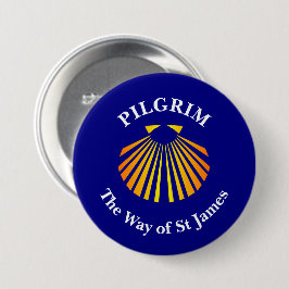 Badge Rond 7,6 Cm Le Chemin de Saint Jacques