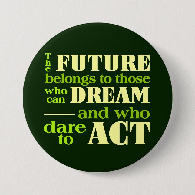 Badge Rond 7,6 Cm Le futur bouton (Devant)