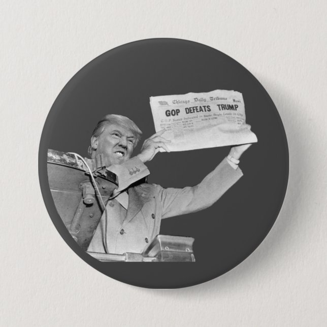 Badge Rond 7,6 Cm Le GOP défait l'atout (Devant)