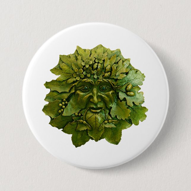 Badge Rond 7,6 Cm Le Greenman (Devant)
