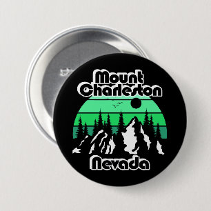 Badge Rond 7,6 Cm Le Mont Charleston Nevada