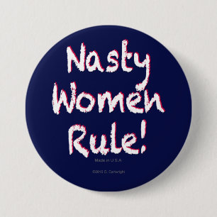Badge Rond 7,6 Cm Le règne des femmes malveillantes