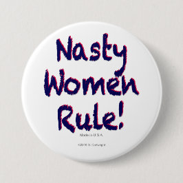 Badge Rond 7,6 Cm Le règne des femmes malveillantes