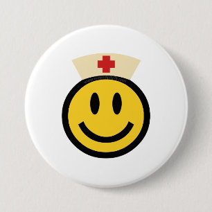 Badge Rond 7,6 Cm Le sourire des infirmières