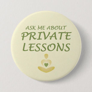 Badge Rond 7,6 Cm leçons privées