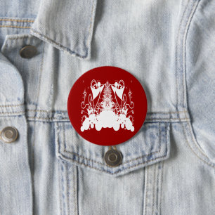 Badge Rond 7,6 Cm Les anges changent de couleur