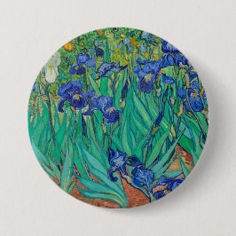 Badge Rond 7,6 Cm Les Irises de Van Gogh