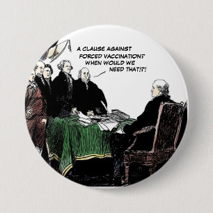 Badge Rond 7,6 Cm Les pères en difficulté débattent de liberté p