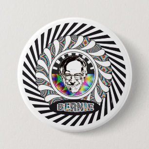 Badge Rond 7,6 Cm Les ponceuses de Bernie est psychédélique