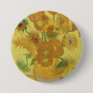 Badge Rond 7,6 Cm Les tournesols de Van Gogh