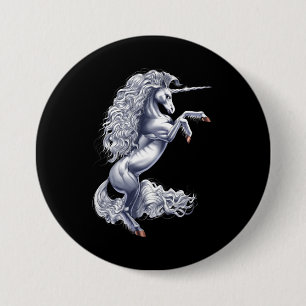 Badge Rond 7,6 Cm licorne mythique