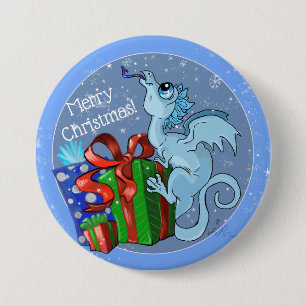 Badge Rond 7,6 Cm lil' Dragon Snowflake