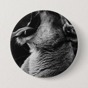 Badge Rond 7,6 Cm lion
