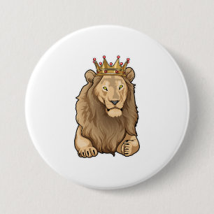 Badge Rond 7,6 Cm Lion King