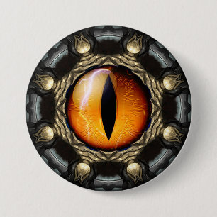 Badge Rond 7,6 Cm L'oeil du dragon