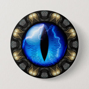 Badge Rond 7,6 Cm L'oeil du dragon