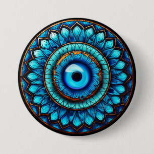 Badge Rond 7,6 Cm L'oeil du dragon