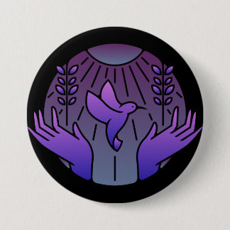 Badge Rond 7,6 Cm logo