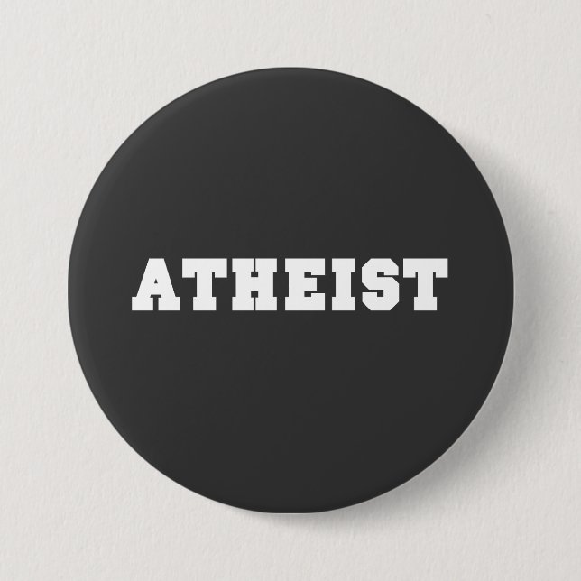 Badge Rond 7,6 Cm Logo collégial athée (Devant)