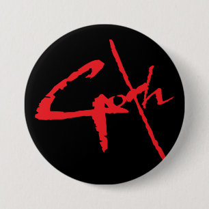 Badge Rond 7,6 Cm logo_goth