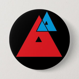 Badge Rond 7,6 Cm Logo moyen d'analyse