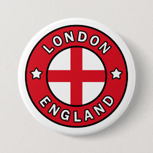 Badge Rond 7,6 Cm Londres Angleterre
