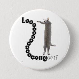 Badge Rond 7,6 Cm Longcat est long