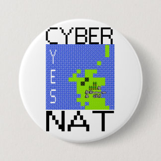 Badge Rond 7,6 Cm Lrg d'insigne de CYBERNAT