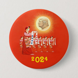 Badge Rond 7,6 Cm MAGA Don 2024
